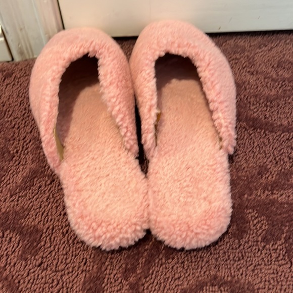 Sleeper pink shearling slippers - Picture 5 of 7